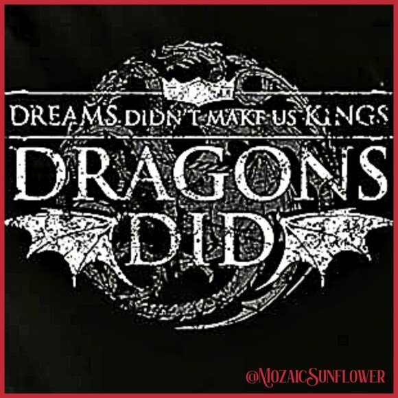 NEW Black Hoodie "Dreams Didn't Make Us Kings. Dragons Did." - Picture 2 of 5